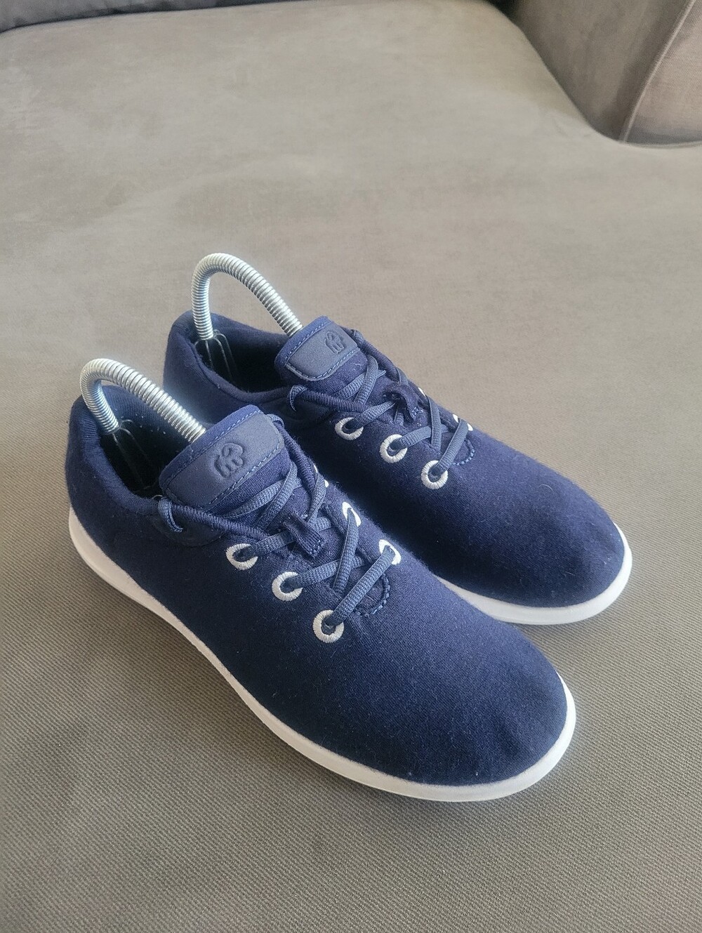 MERINOS WOOL WOMENS LACE UP SHOES - NAVY 9